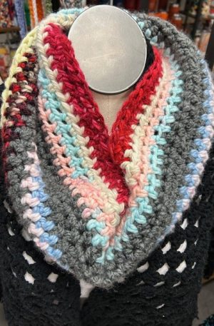 Multi Colored Cowl, Scarf